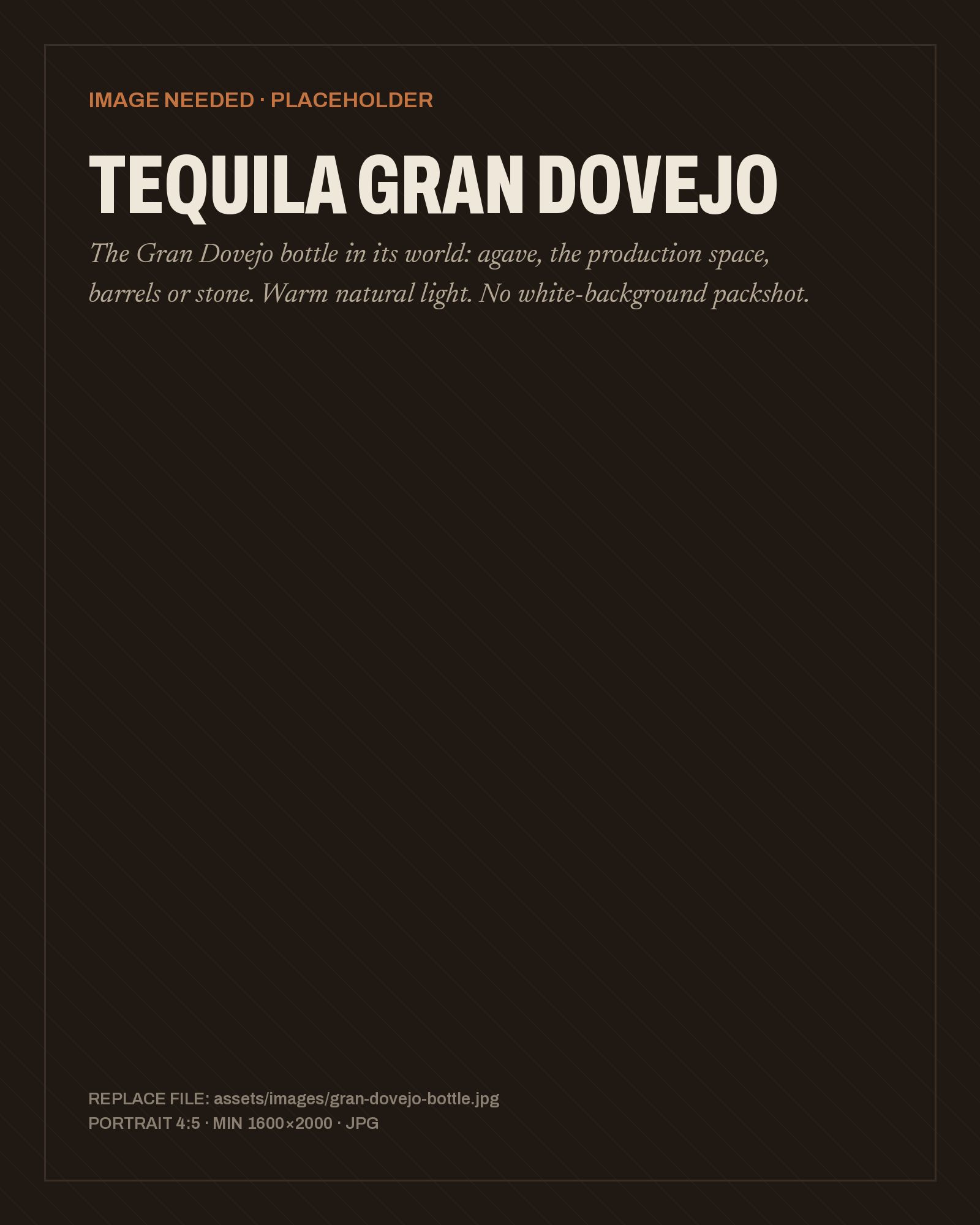A bottle of Tequila Gran Dovejo.